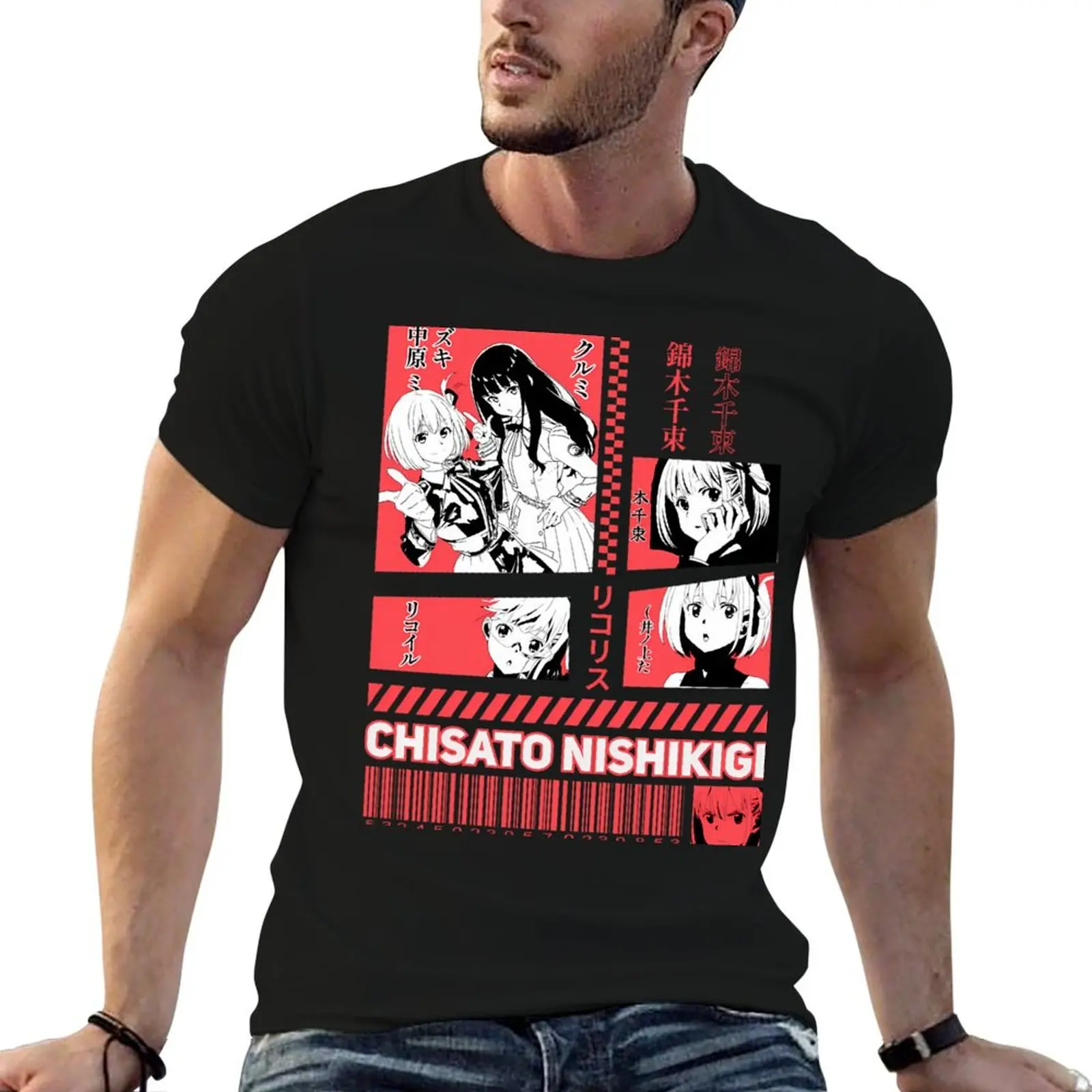 lycoris recoil T-Shirt Fashion Letter Print T-Shirt