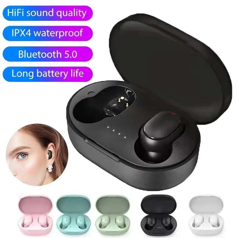 

TWS Wireless Bluetooth 5.0 Headset Music Earbuds Noise Reduction Earphone Sports Headphones With HD Mic For iPhone Huawei Xiaomi
