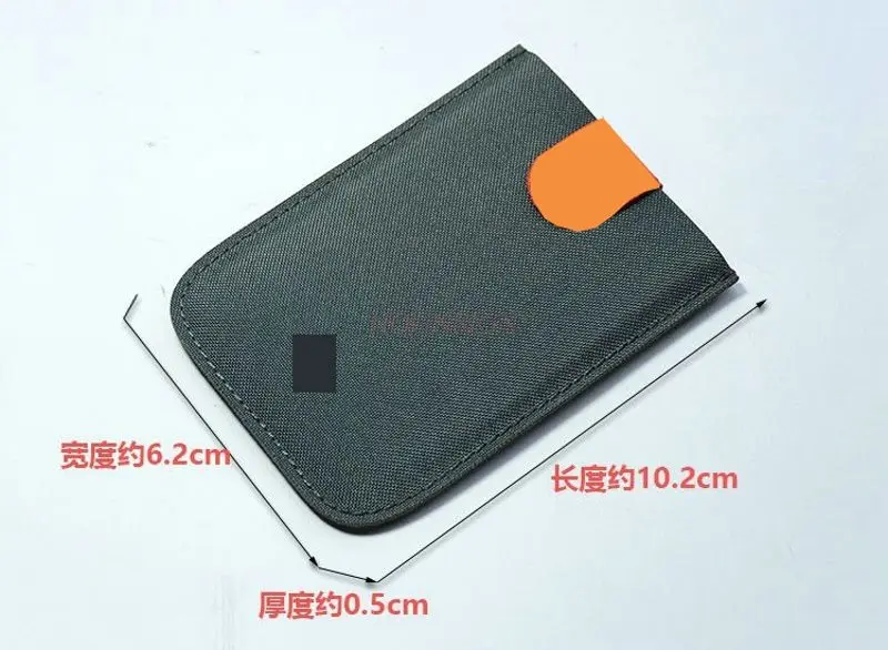 قطعة واحدة من حامل البطاقات المكدس، مضاد لإزالة المغناطيسية، فتحات بطاقات متعددة، محفظة للعملات المعدنية قابلة للسحب، حامل بطاقات بنكية صغيرة محمولة للرجال #3