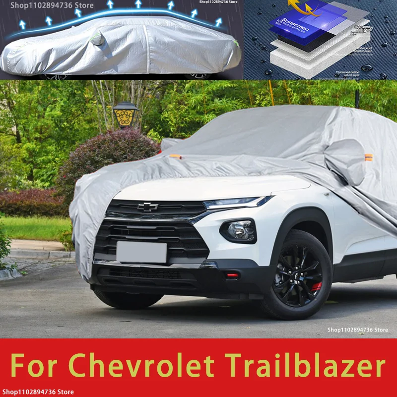 

Для Chevrolet Trailblazer наружная защита полные автомобильные чехлы для снега солнцезащитный водонепроницаемый пылезащитный наружный автомобильные аксессуары