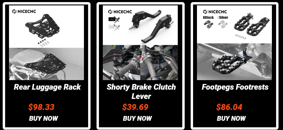NICECNC Motorrad-Auspuffklappenabdeckung für BMW R1250GS 2019–2023 R 1250 GS 2023 R 1250 GS 2022 R 1250 GS 2021 2020 2019 NineT – Detail 4