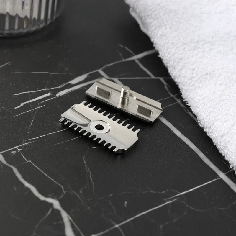 Yaqi 0,7 мм лезвие Gap из нержавеющей стали 316, восток 70OC, полированная двойная расческа, безопасная бритвенная головка для высококачественной портативной бритвенной головки