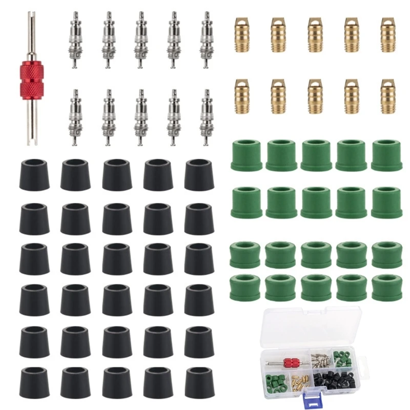 Y6GD 71Pcs Gasket Air Conditioning Charging Hose Adapter Gasket Manifold Repair Seal