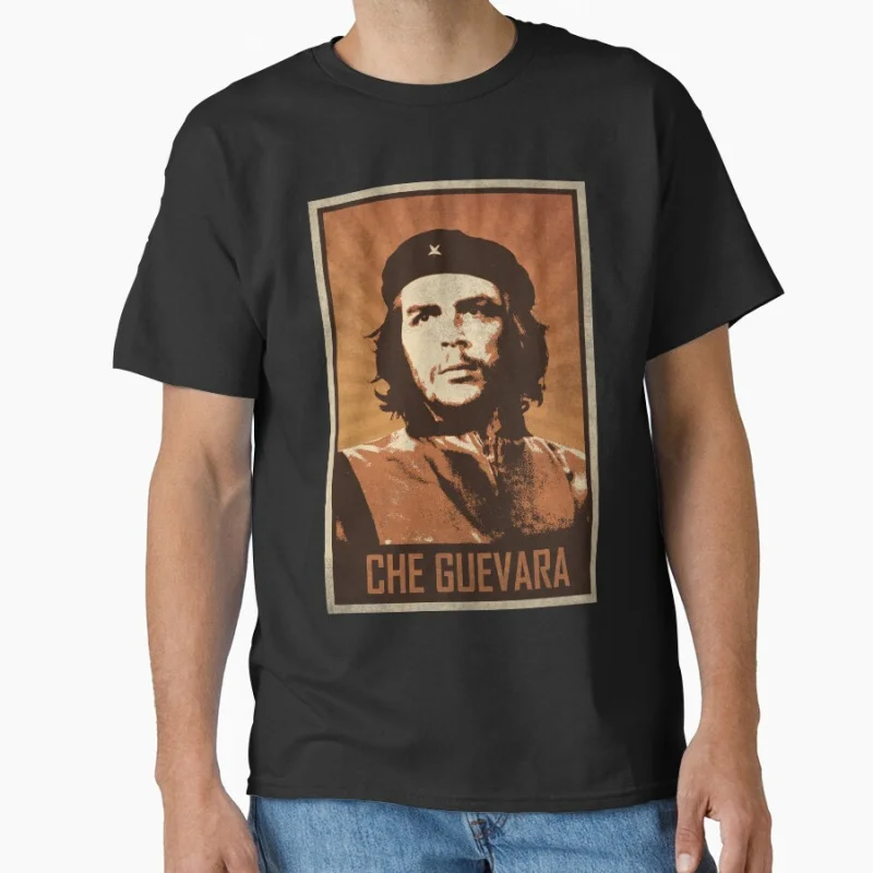

Che Guevara Revolution Retro Freedom Fighter Cuba Socialist symbol vintage T-shirt large size Tops S-6xl
