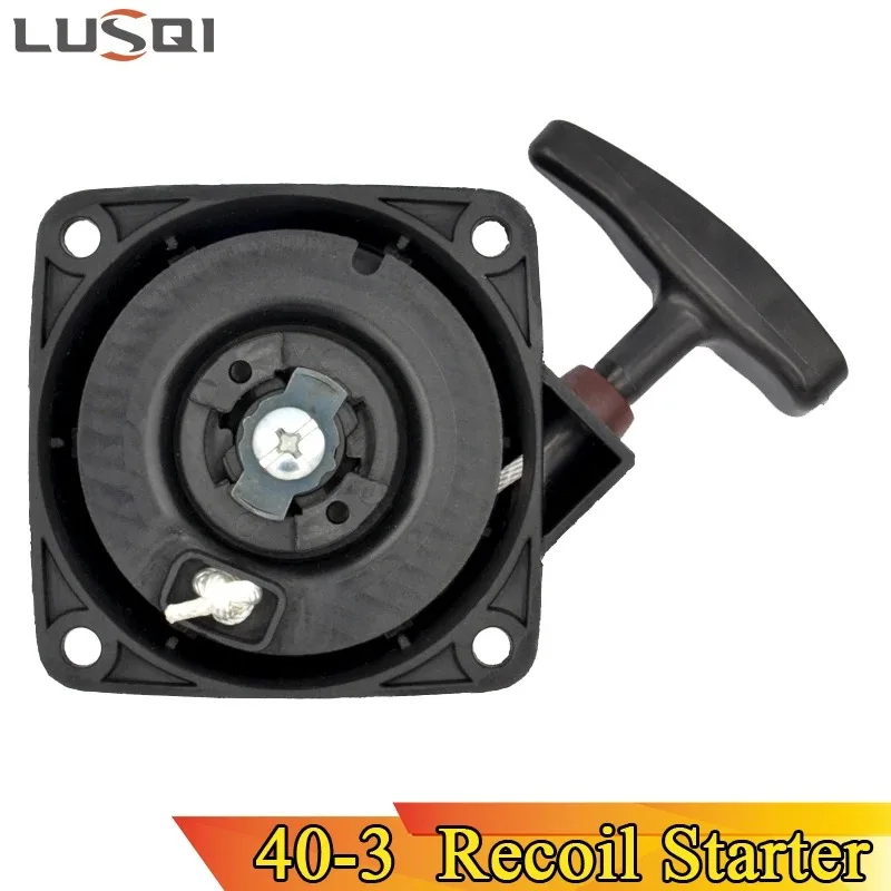 LUSQI Recoil Pull Starter Factory Outlet Lawn Mower For 40-3/1E 40F/33cc/36cc/43cc/49cc Petrol Brush Cutter Start Replacements