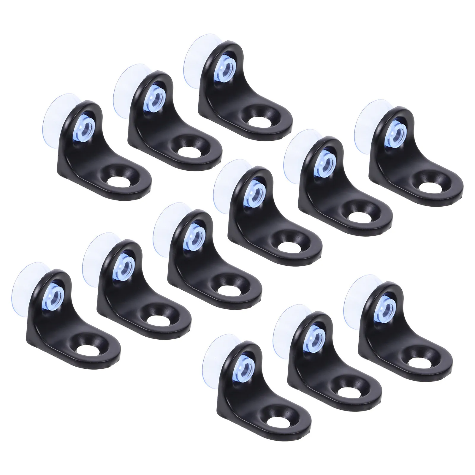 

10Pcs Glass Shelf Brackets Heavy Duty Zinc Alloy Adjustable Support Pegs for Wall Mounted Shelves Home Office Storage