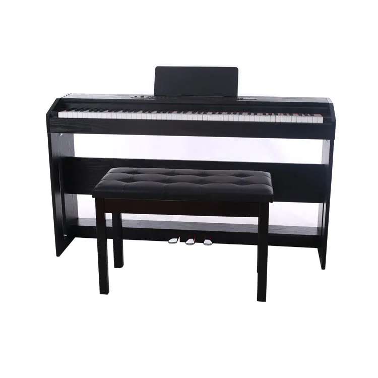 Factory customization upright piano digital heavy hammer keyboard controllable volume adjustment 88 keys electronic piano