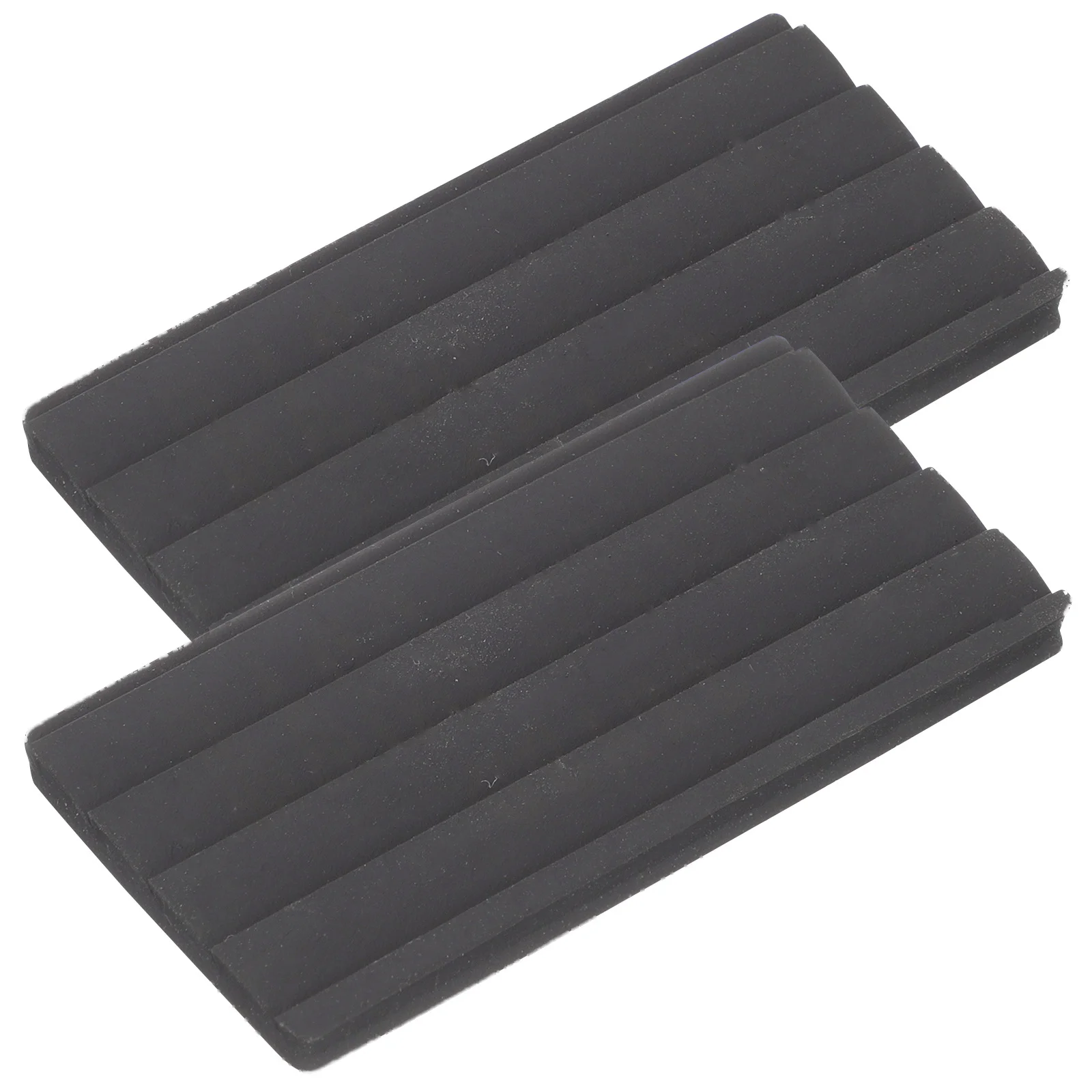 

2 Pcs Non-slip Rubber Pad Bass Drum Guards Safety Mask Kit Accessories Hoop Anti-slip Supports Man