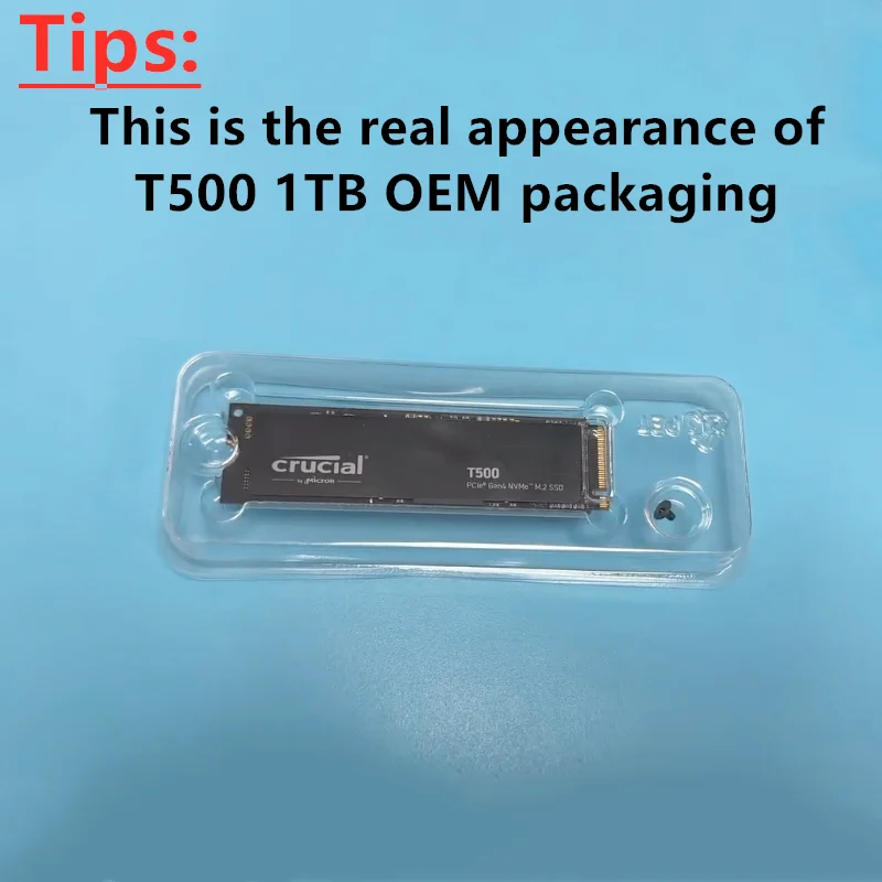 Crucial T500 1TB Gen4 NVMe M.2 SSD para juegos internos, hasta