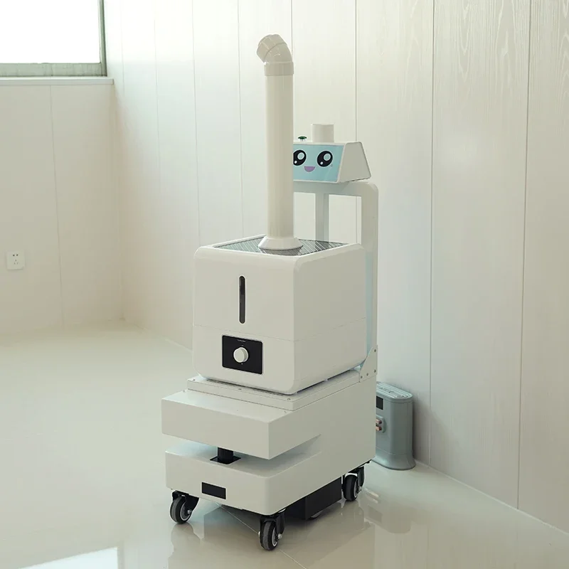 Popular Smart Fog Sanitizing  Sterilizing Machine Auto  Intelligent Commercia Spray Disinfection Robot For Hospital