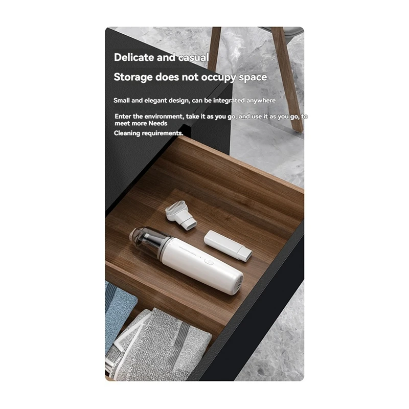 Smart Home Car Cleaning Machine USB Rechargeable For Car Home Pet Handheld Vacuum Cordless