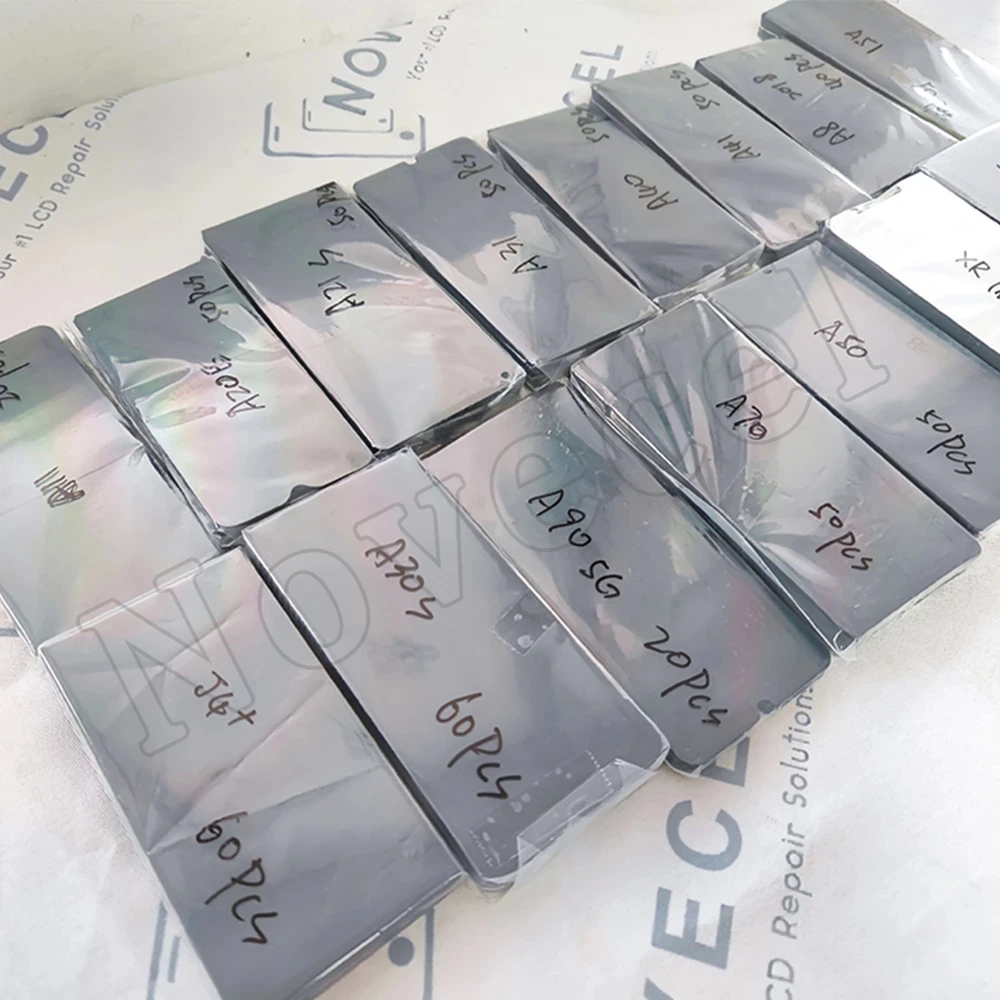 Novecel 10 szt. Oryginalny Ekran LCD OLED Polaryzator Folia Filtr LCD Części Zamienne Do Samsung Galaxy A71 A80 A21s A30s A32 A52 A31 — zdjęcie 7