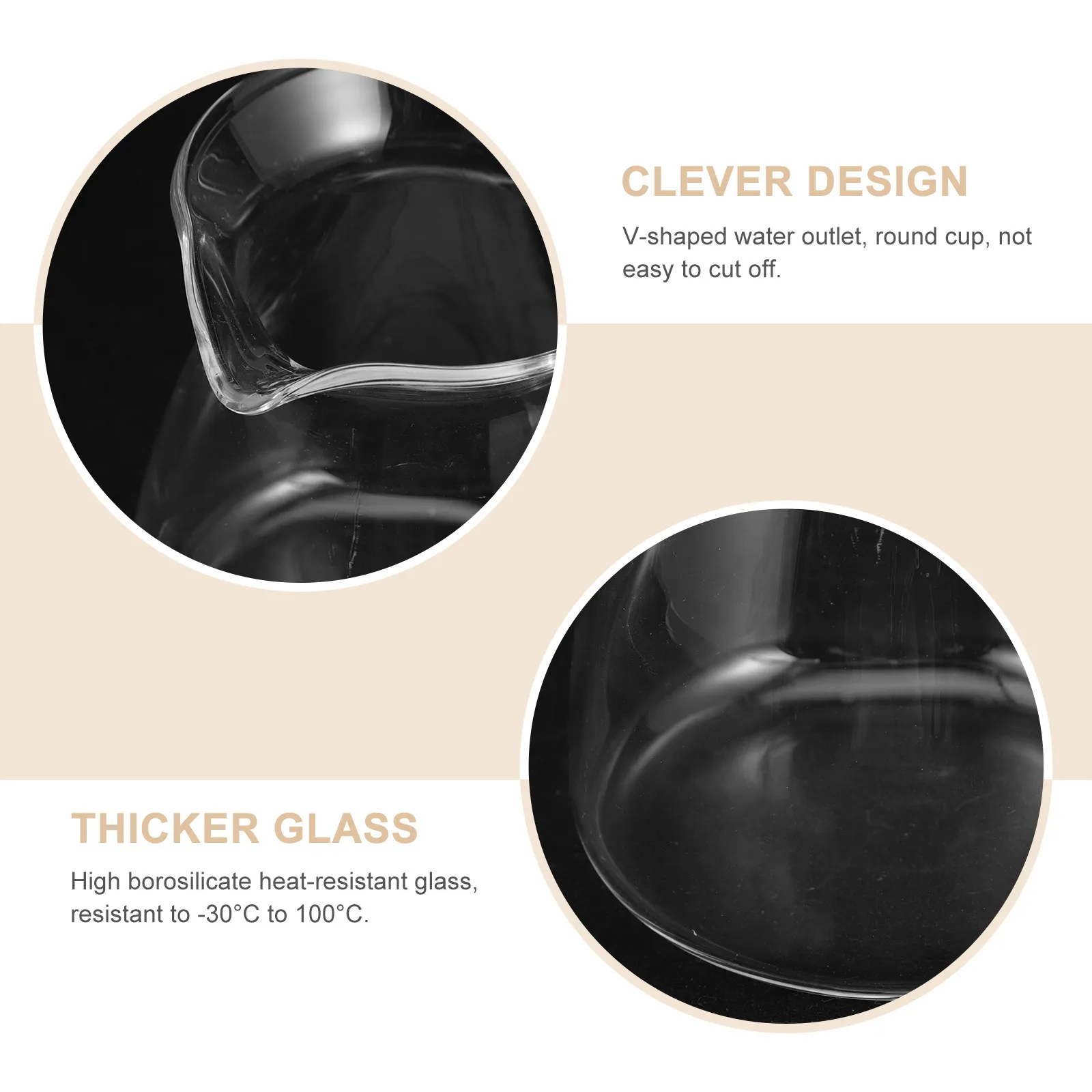 Household Thickened Glass Tea Kettle Mini Resistant Teapot for Electric Ceramic Heater Transparent Coffee Milk view 5