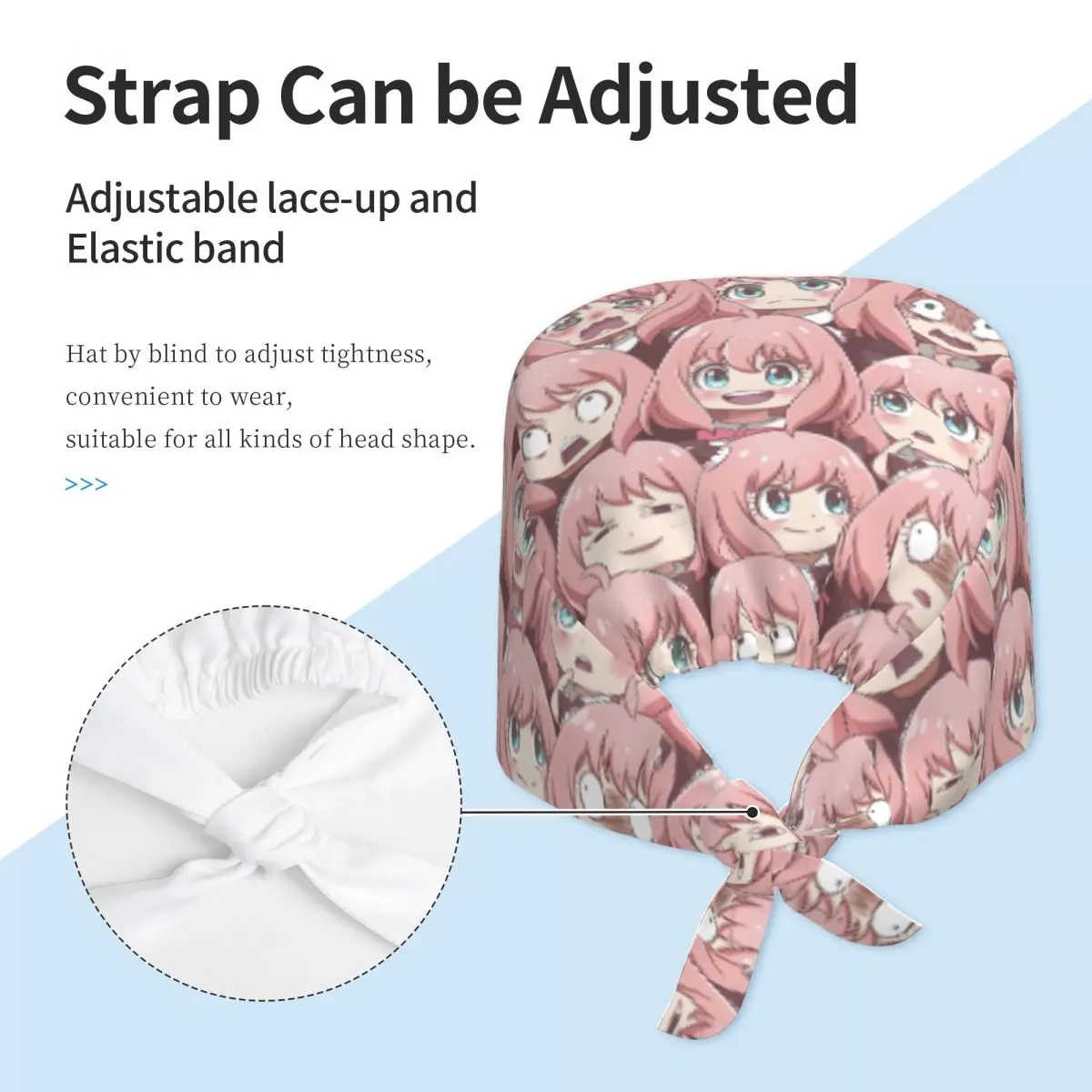 Personalizado ajustável s-spyes filme animes chapéu de trabalho masculino feminino clássico chapéu cirúrgico esfrega enfermagem médico cirurgião boné para dentista