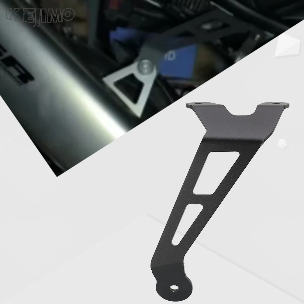 

For Speed Triple 1200 RS Speed Triple 1200 RR 2021-2024-2025 Motorcycle Exhaust Hanger Bracket Black Accessories Muffler Support