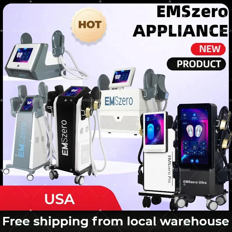 Professional EMSzero Body Shaping NEO 6500W 15Tesla Fat Loss and Muscle Gain Machine ABS Muscle Stimulator Free Delivery to USA