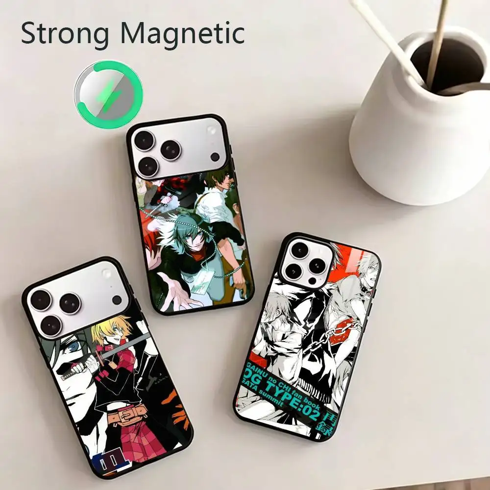 Горячая новинка: Прозрачный жесткий чехол T-Togainu no Chi для iPhone 17, 16, 15, 14, 13, 12, 11 Plus, Pro, Max с магнитной беспроводной зарядкой