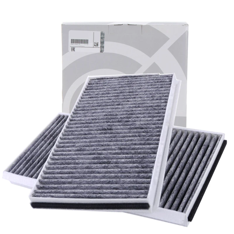 

2pcs/set Cabin Air Filter 64319171858 for BMW 5 6 E60 E61 E63 E64 520D 523I 525I 530D 535D 545I 550I 630I 650I 2007-2010