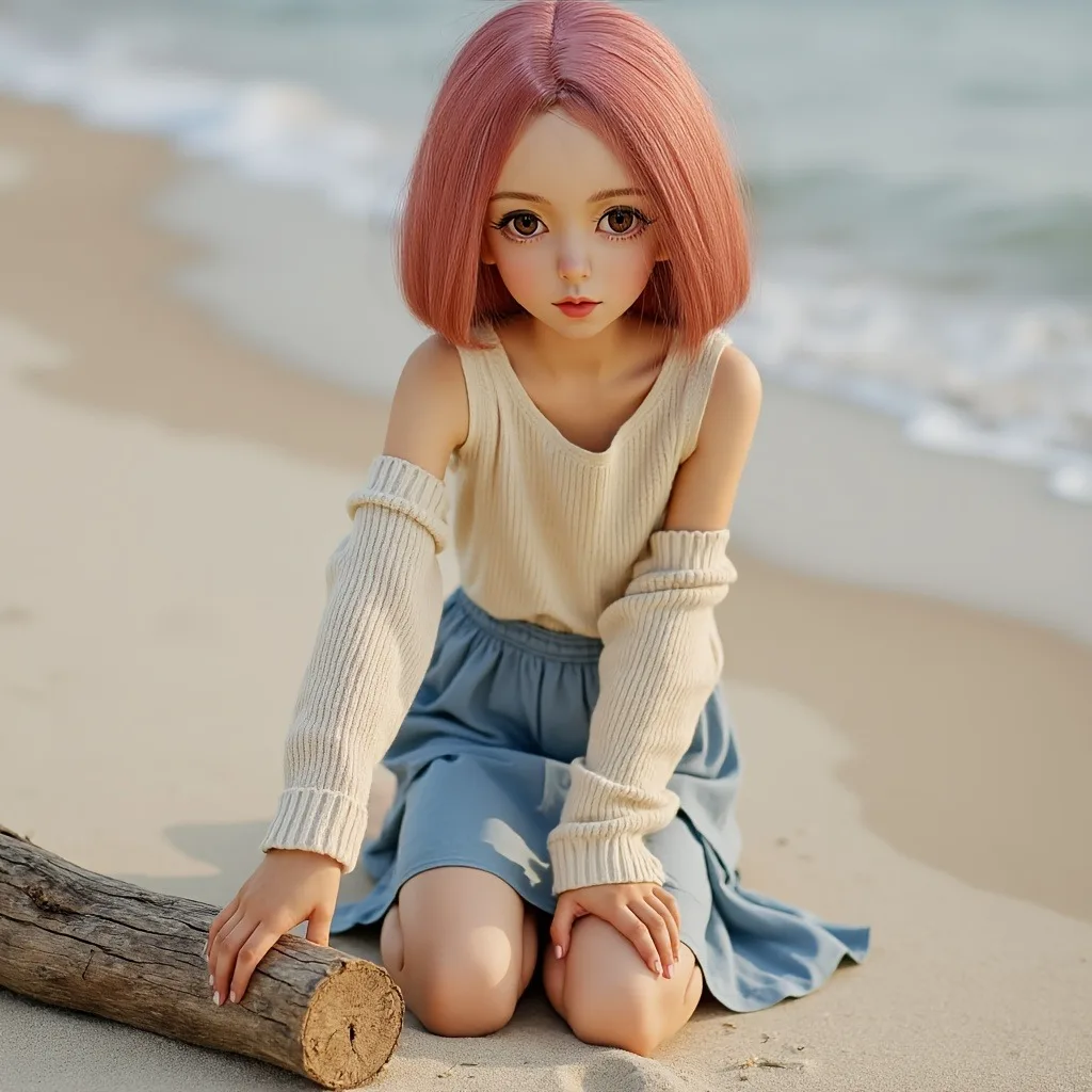 Modello di bambola anime da 65 cm/articolazioni mobili/corpo in TPU e testa in PVC/scultura testa staccabile/bambola in costume/regalo squisito