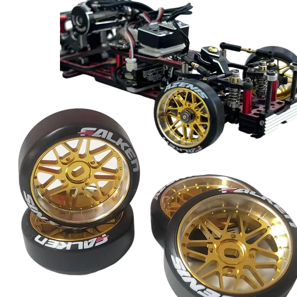 Metal wheels suitable for TG Racing1/24 rear drive drift mosquito car drift letter tire TG K969 HGD1 rc car