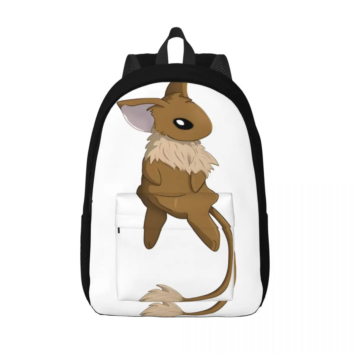 

Birthday Mussroo Retro Washable Schoolbag Eevee Vintage High School Students Handbag Hiking