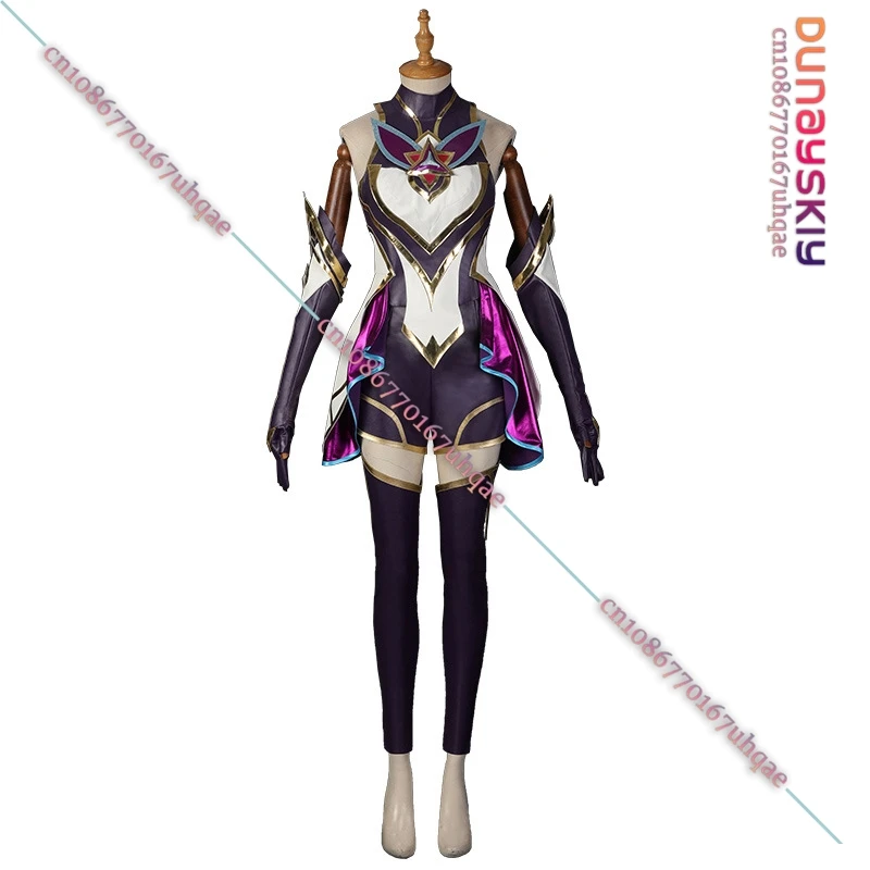 Star Guardian Akali Cosplay Costume AKALI Women Cosplay Outfit Fullsets Glows In The Dark Prop Accessory 25Halloween Cos Costume