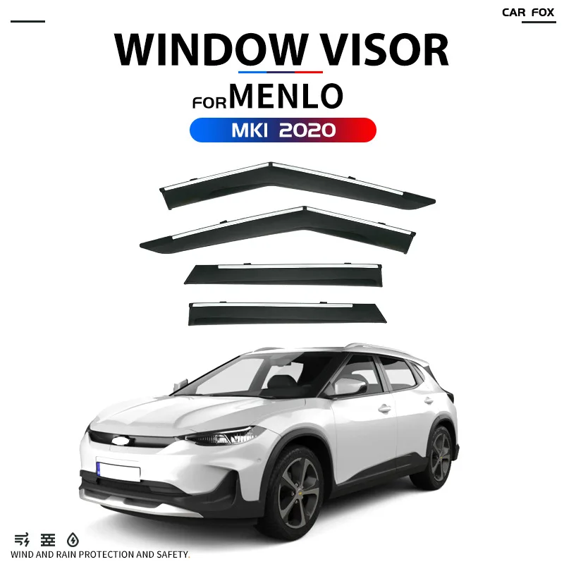 

For MENLO Window visor Weather Shield Side Window Deflector Car windshield weather shield Car accessories