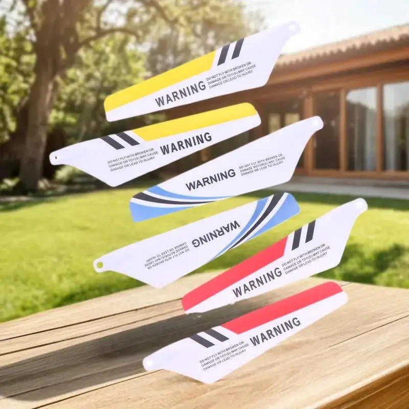 Conjunto de 4 lâminas de ventilador principal de helicóptero RC - perfeito para projetos DIY Syma S107