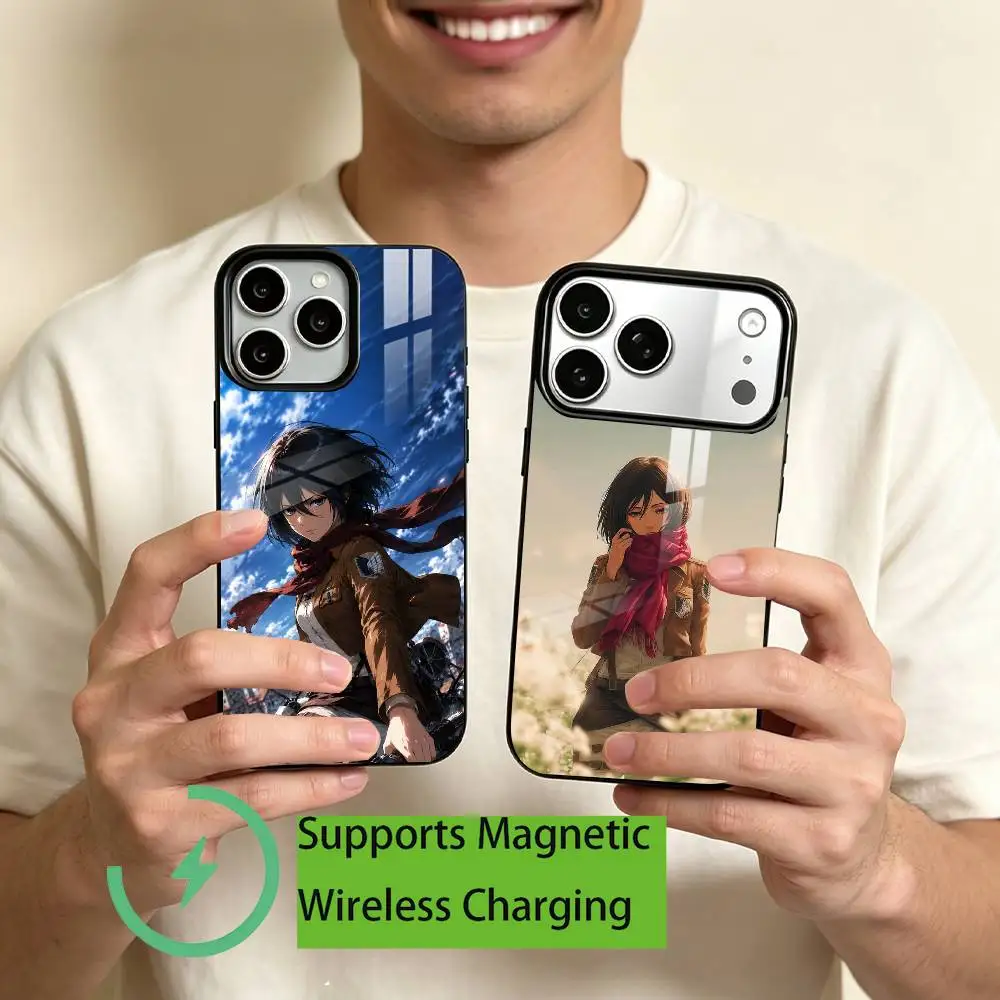 capa-de-telefone-attack-on-titan-mikasa-ackerman-para-iphone-17-16-15-14-13-12-11-plus-pro-suporta-carregamento-sem-fio-magnetico-presente
