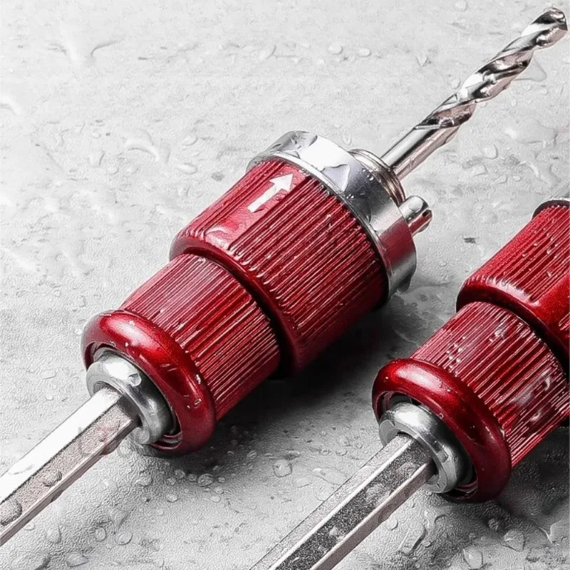 

New Ejector Connecting Rod Quick Release Material Bimetallic Hole Opener Woodworking Fire Main Hole Opening Auxiliary Tools