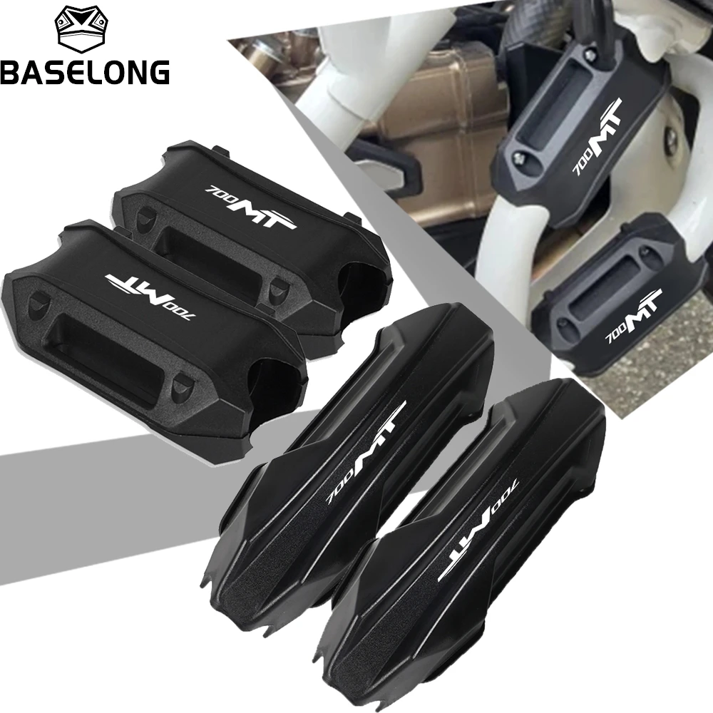 

For CFMOTO CF700MT 700MT 700 MT ADV MT700 2024 2025 2026 25mm Motorcycle Crash Bar Bumper Engine Guards Protector Bumpers Block