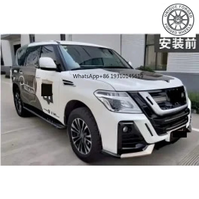 

Комплект обвесов для Nissan Patrol, включая передний и задний бамперы, боковые пороги, автозапчасти