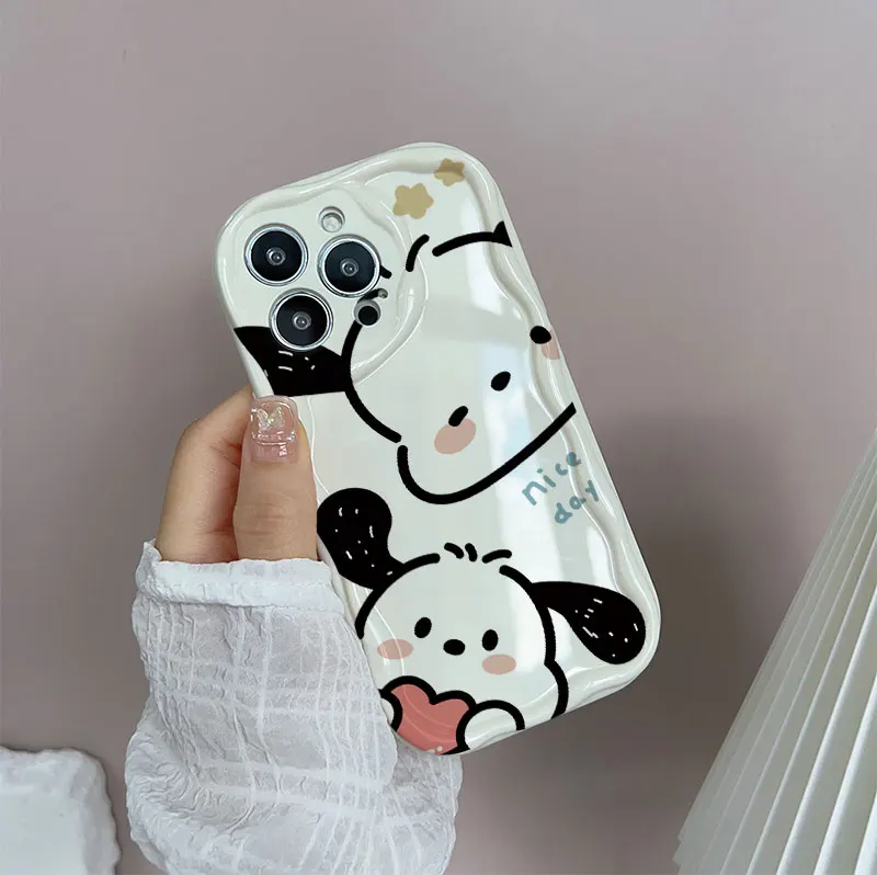 حافظة Pochacco لهاتف Infinix GT 30 Pro Hot 30i 20i 30 20 12 9 Play Smart 8 7 6 HD Plus TECNO SPARK 20 20C POVA 6 Pro 5G غطاء متموج