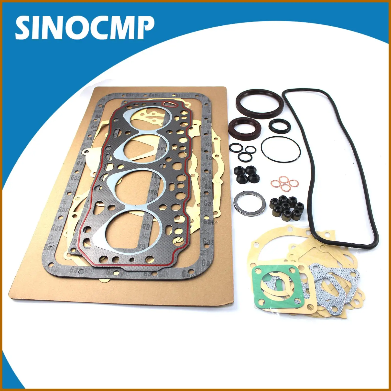 

2J Complete Engine Gasket Kit 04111-78112-71, 04111-48011-71 For Toyota 5FD SDK8 Skid Steer Loader Forklift Truck Crane