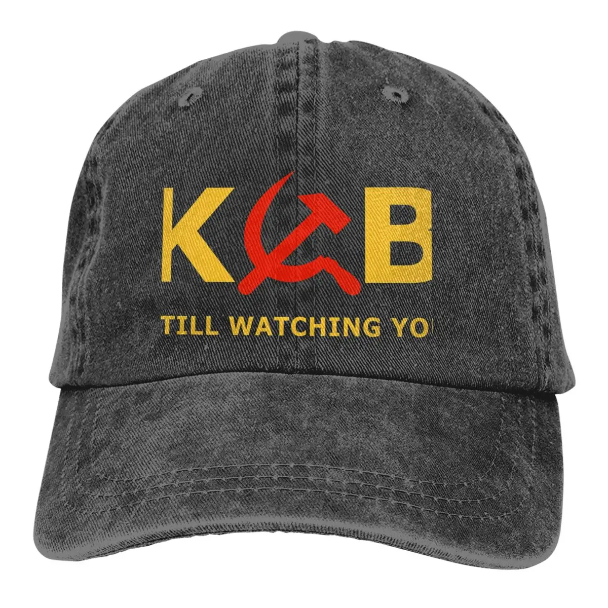 

Pure Color Cowboy Hats KGB Still Watching You Women's Hat Sun Visor Baseball Caps Russian USSR CCCP Peaked Trucker Dad Hat