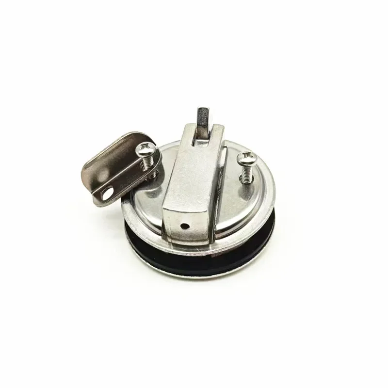 Stainless steel 316 floor lock, round floor buckle, round pull-ring door lock for ships and yachts