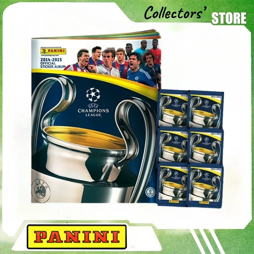 2014-2015 PANINI European Club Football Athlete Collector Stickers Vintage Genuine Unopened Limited Foil Adhesive Hobby Present