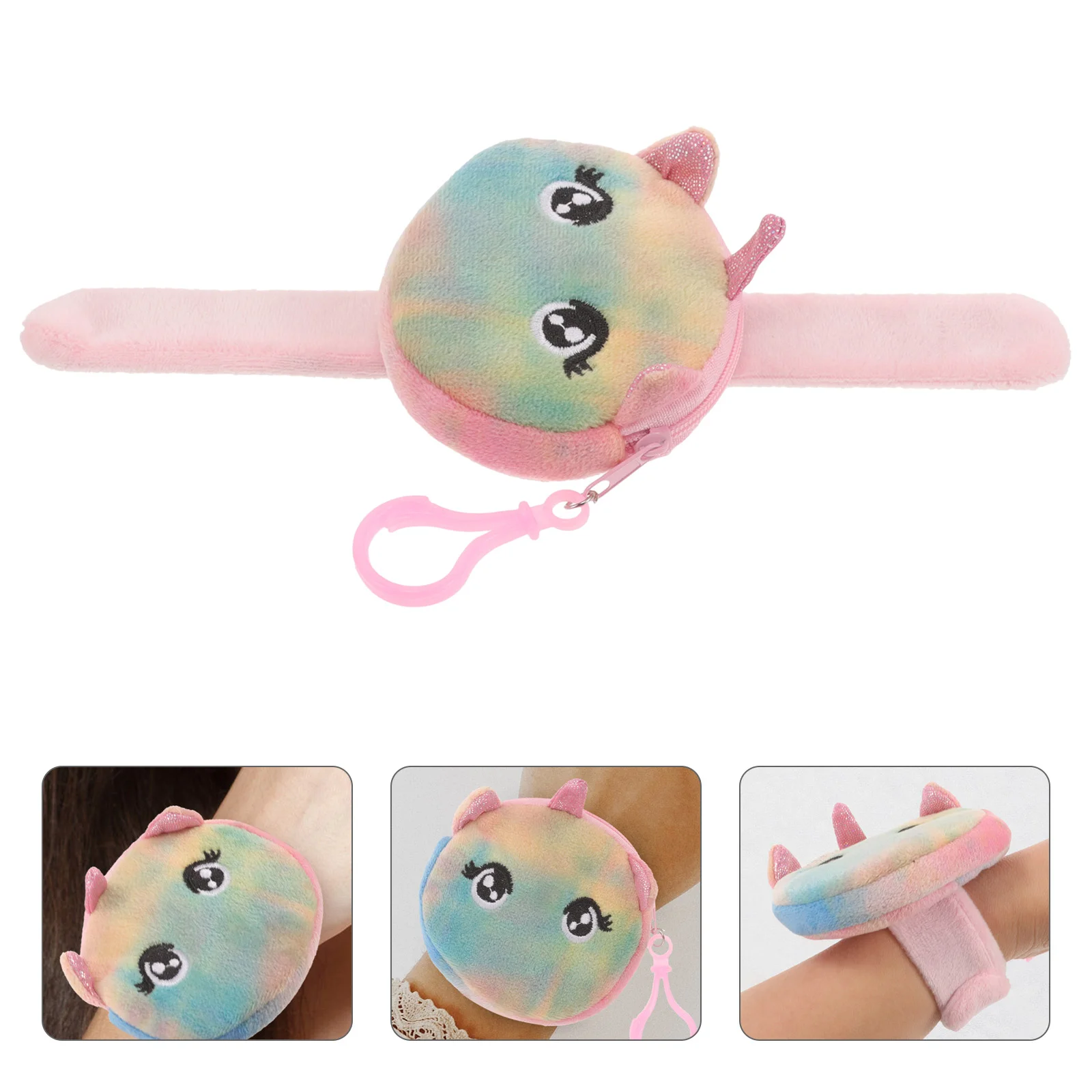 Slap Band Cartoon Unicorn Slap Bracelet Slap Wrist Band Multi-functional Coin Purse Bracelet Slap Bracelets