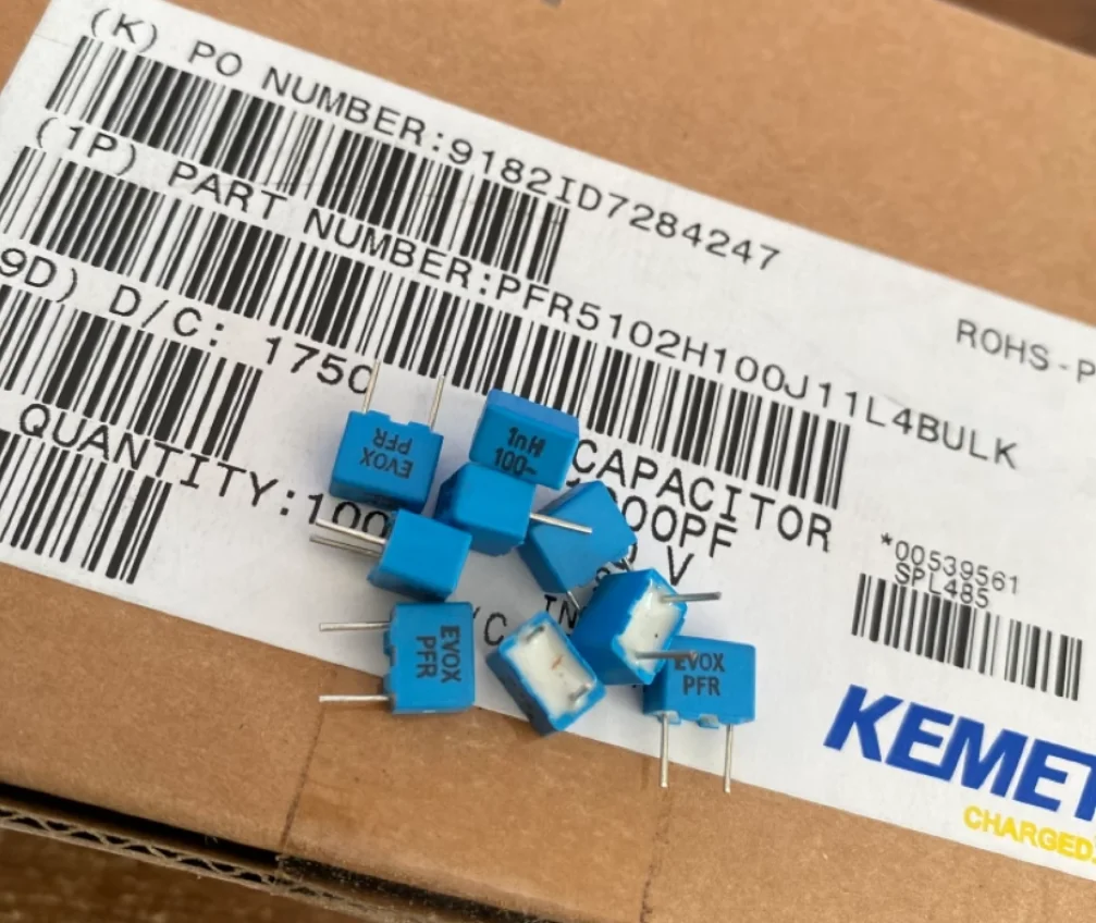

20 шт./лот KEMET EVOX PFR5102H100J11L4BULK 100 В 1NF P:5 мм 2,5% тонкопленочные конденсаторы бесплатная доставка