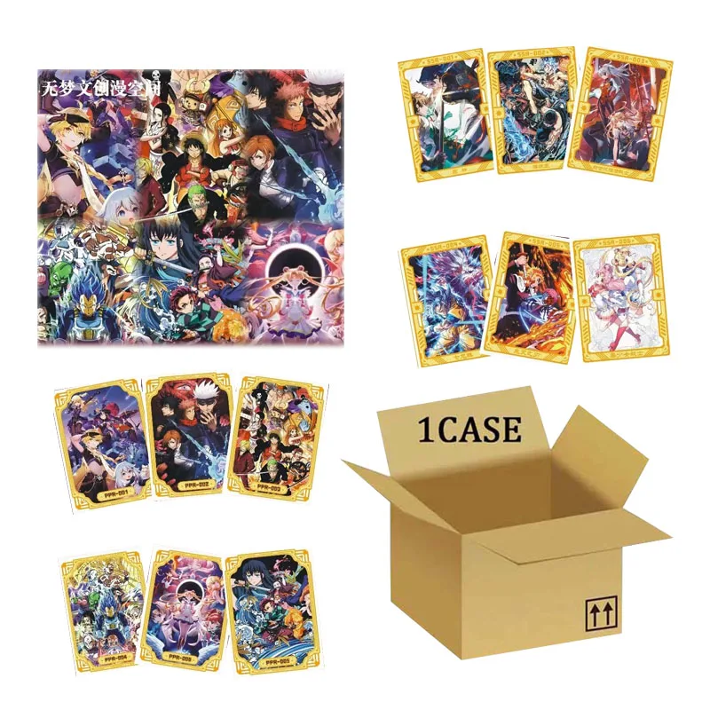 

Wholesales Mixed Animation Collection Card Metal Ssr Pr Graded Demon Bleach Colorful Booster Box Anime Trading Anime Cards