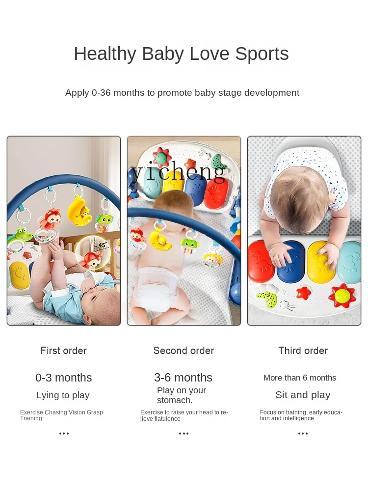 Xl Baby Spielzeug Pedal Klavier Gymnastik Rack früh kindliche Bildung