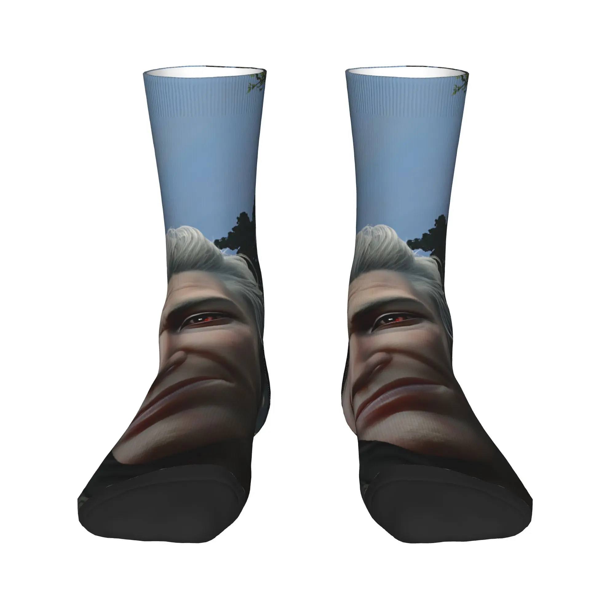 Baldurs Gate 3 Astarion Stockings  Kawaii Socks Couple Comfortable Socks Autumn Skateboard Graphic Non Slip Socks Gift
