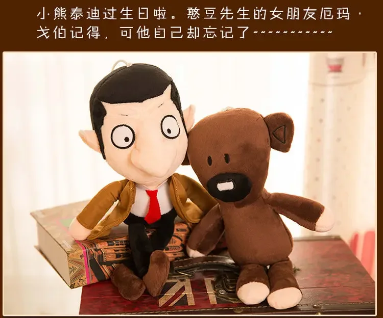Lustige Mr. Bean Teddybär Plüschtiere Komödie Cartoon Film Charaktere Niedliche Tiere Baby Plüschpuppen Minikissen Weiche Kindergeschenke – Detail 5