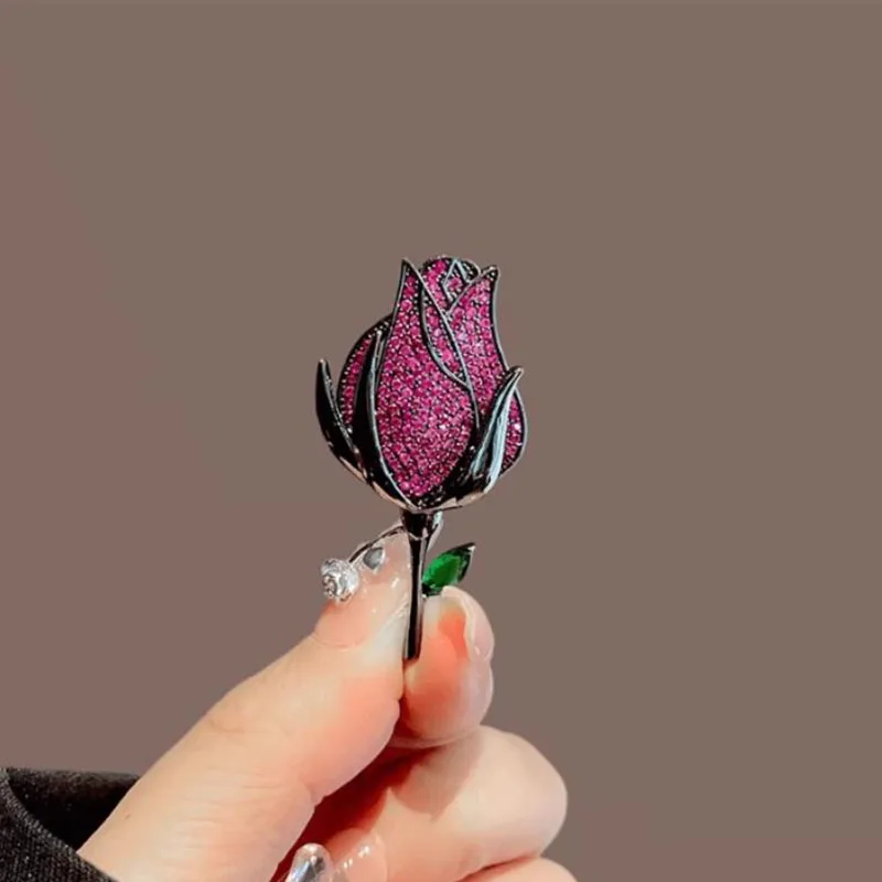 ✰✪Retro Rose Flower Brooches Pin For Women Clothing Coat Jewelry Accessories Gifts