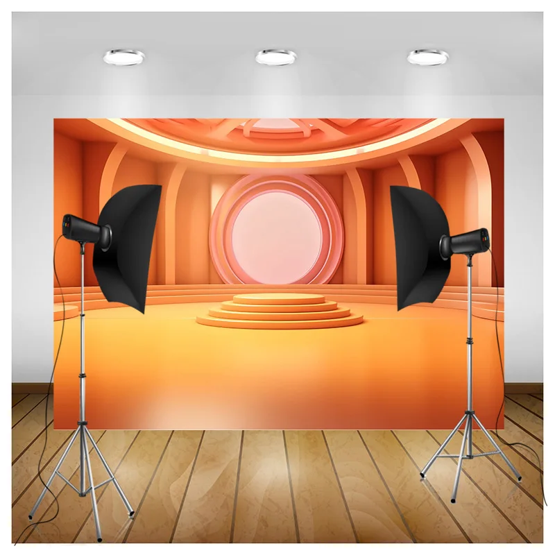 SWT-05สำหรับพิธีฉลองครบรอบแต่งงานแสงสีแดงฉากหลังสำหรับถ่ายภาพพระราชวังวัยกลางคน