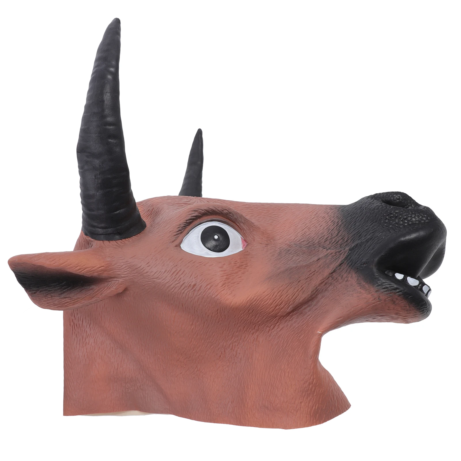 

Bull Head Mask for Role Play ry Halloween LED Decorative Animal Funny Realistic Headgear Cosplay Costume Clothing