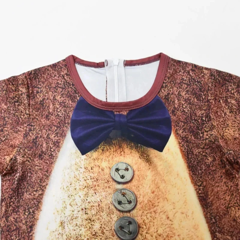 A;9,h.8/Anime Funny Bear Five Nights Freddyed Jumpsuit Fancy Halloween Costume Kids Cosplay Nightmare for Kid Hallob;6'j,k.9;a - view 6