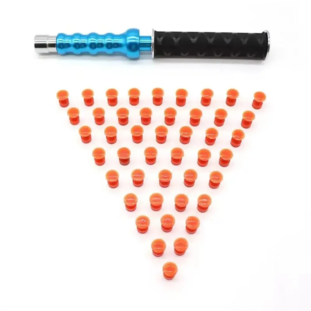 

PDR Paintless Dent Repair Kit Hail Dent Removal Puller Hammer Metal Pulling Tabs Auto Body Tool