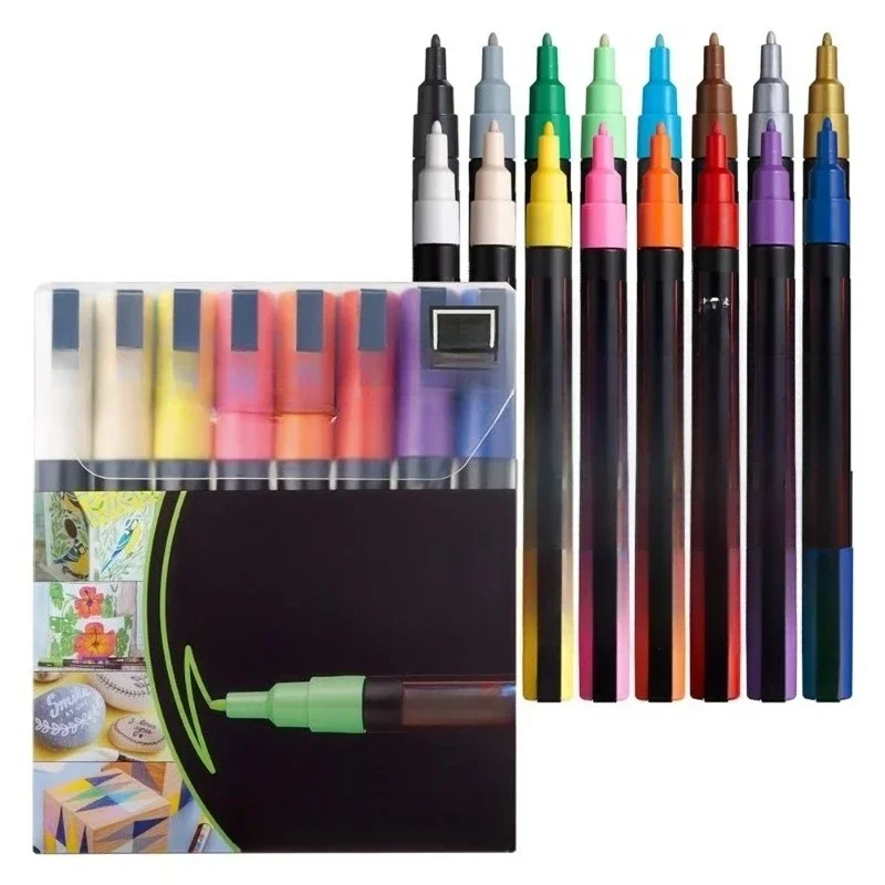 

Color marker set Paint marker set with art supplies, fabric paint, art marker