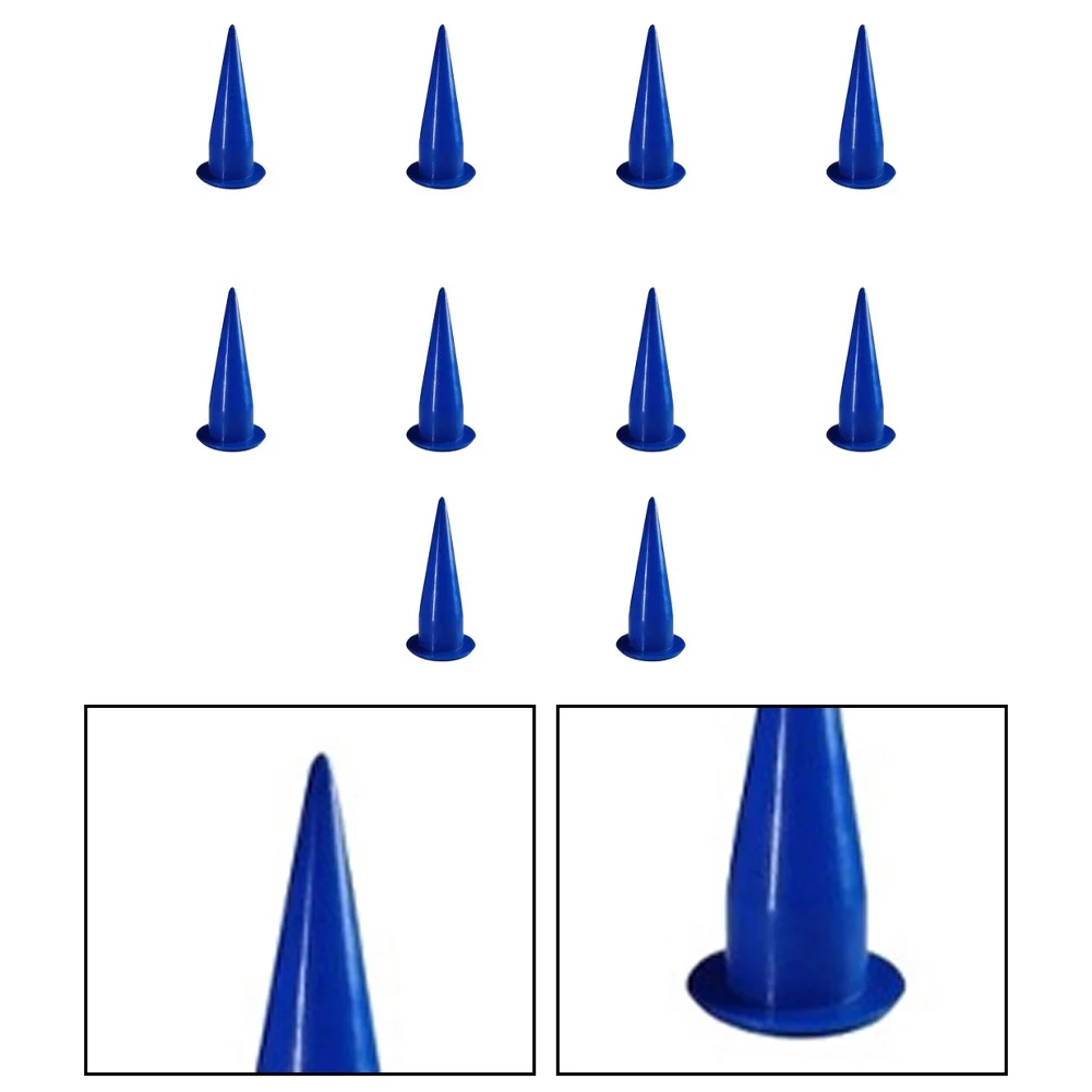 10pcs PP Cone Nozzles Trimmable Tip For Sausage & Bulk Caulk For Gas For Neat Sealing High‑volume Fast Flow Tools Accessories